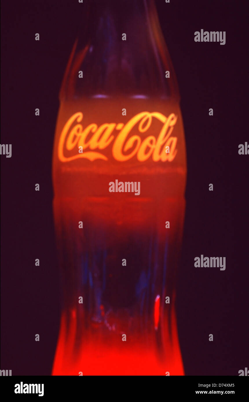 Bouteille de Coca-Cola Classique Banque D'Images