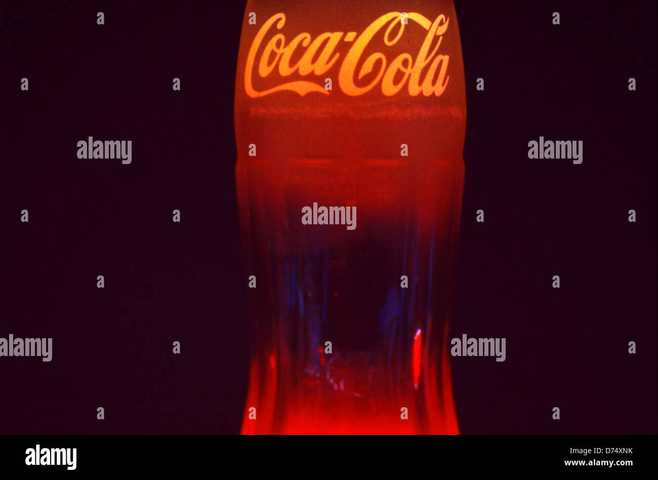 Bouteille de Coca-Cola Classique Banque D'Images