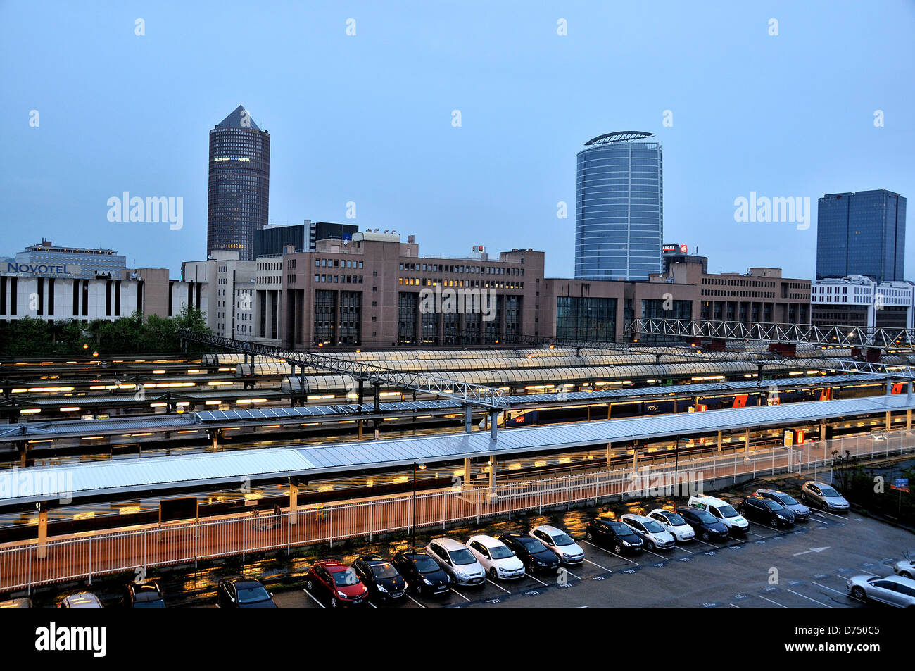La gare la Pardieu Lyon-La Lyon France Banque D'Images