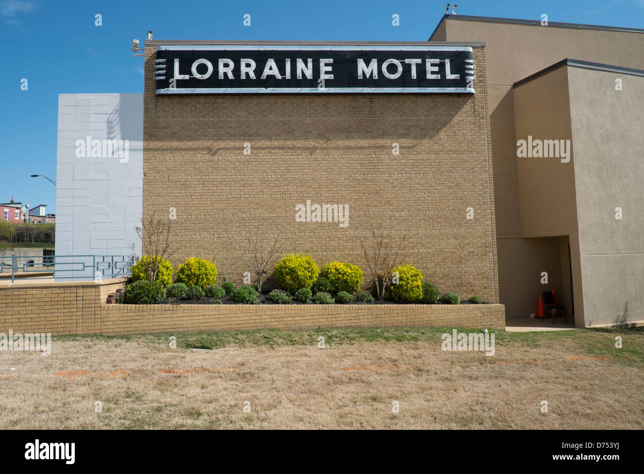 Le Lorraine Motel, à Memphis, Tennessee, USA où les droits civils, Martin Luther King a été tué. Banque D'Images