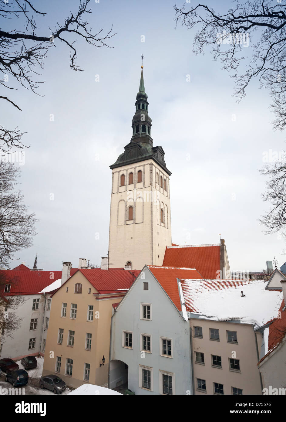 Église Saint Nicolas, Niguliste Museum. Tallinn, Estonie Banque D'Images