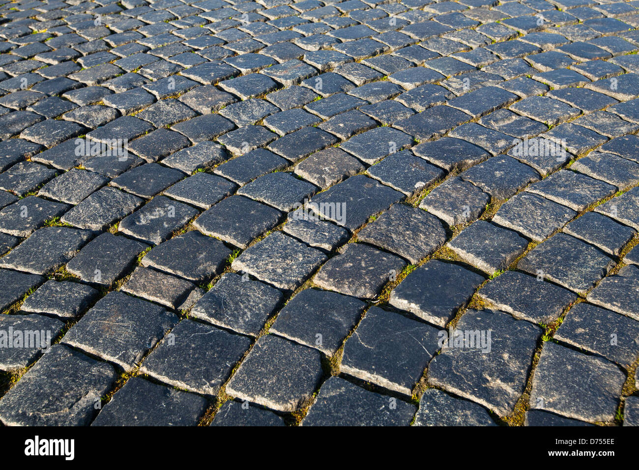 Les pavés - pavés de texture. Banque D'Images