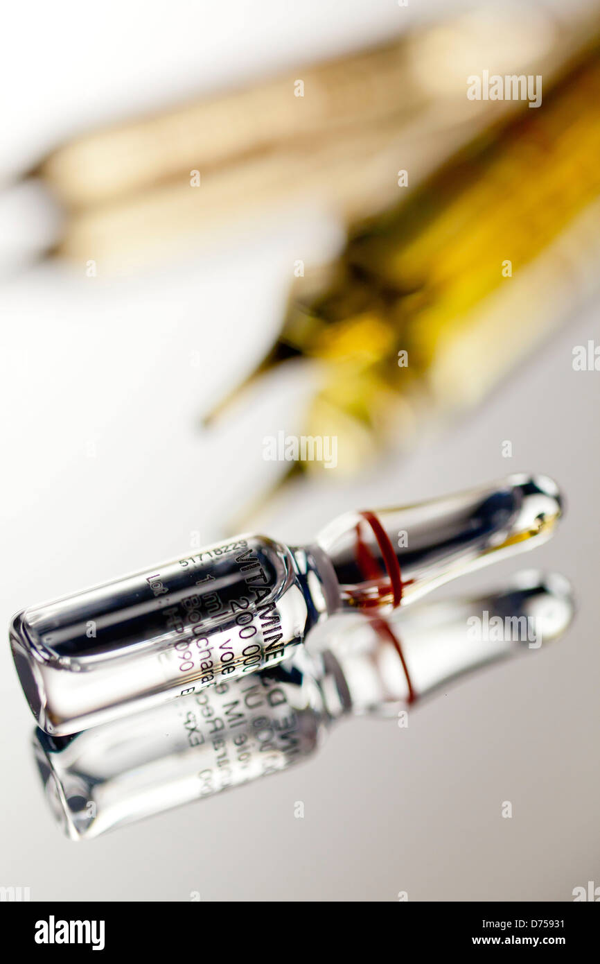 Ampoule vitamine d Banque d