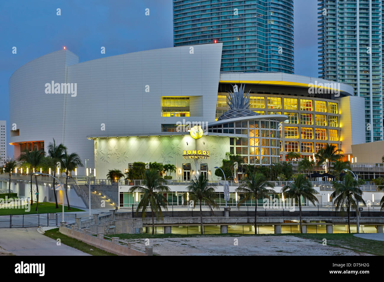 L'American Airlines Arena, Miami, Floride, USA Banque D'Images