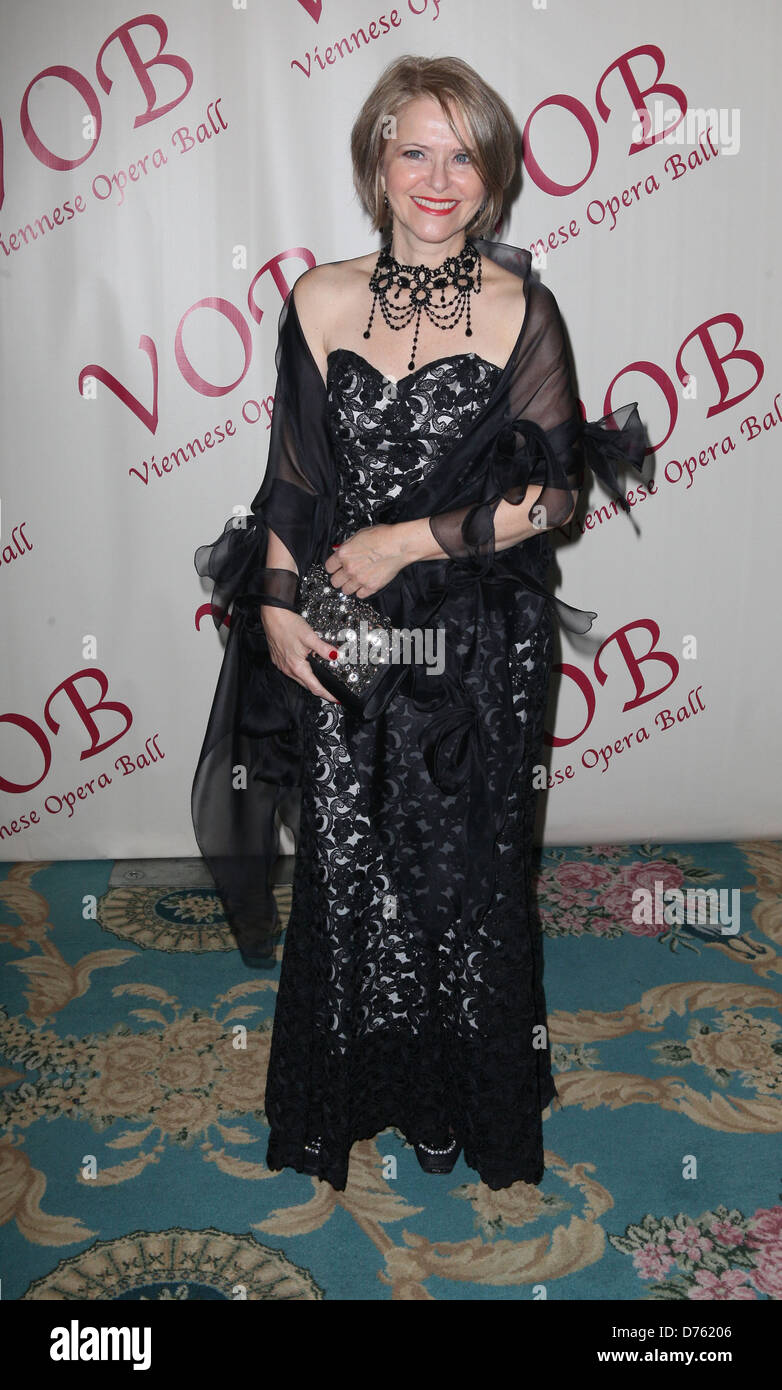 Cyndia Sieden 57e gala annuel de l'opéra Viennois ball du Waldorf Astoria New York City, USA - 03.02.12 Banque D'Images