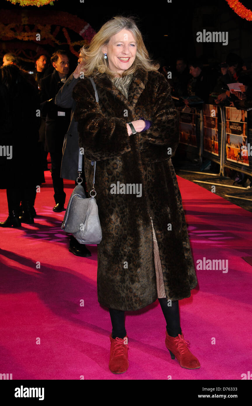 Deborah Moggach 'Le meilleur hôtel Marigold exotiques' première mondiale tenue au Curzon Mayfair - Londres, Angleterre - des arrivées Banque D'Images
