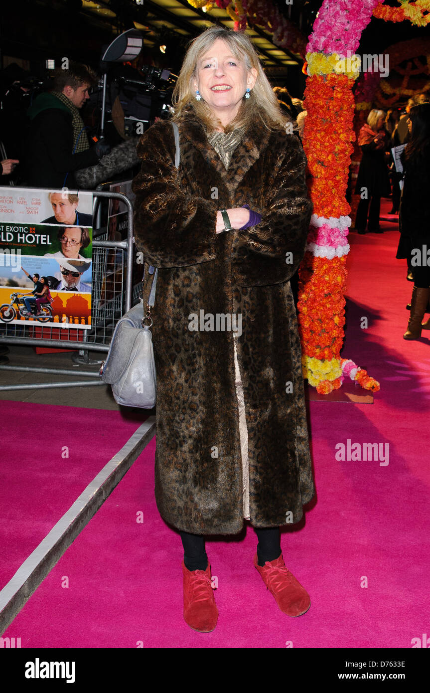 Deborah Moggach 'Le meilleur hôtel Marigold exotiques' première mondiale tenue au Curzon Mayfair - Londres, Angleterre - des arrivées Banque D'Images