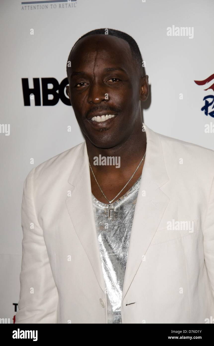 Michael K. Williams aux arrivées pour l'Actors Fund Gala annuel, le Marriott Marquis Hotel, New York, NY Le 29 avril 2013. Photo par : Eric Reichbaum/Everett Collection Banque D'Images