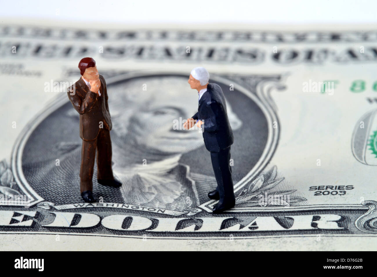 Dollar photo symbolique Banque D'Images