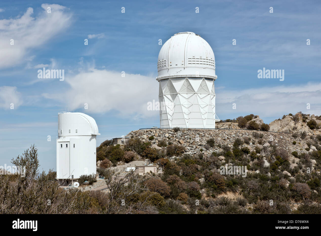 Mayall 4 mètres, Kitt Peak, en Arizona. Banque D'Images