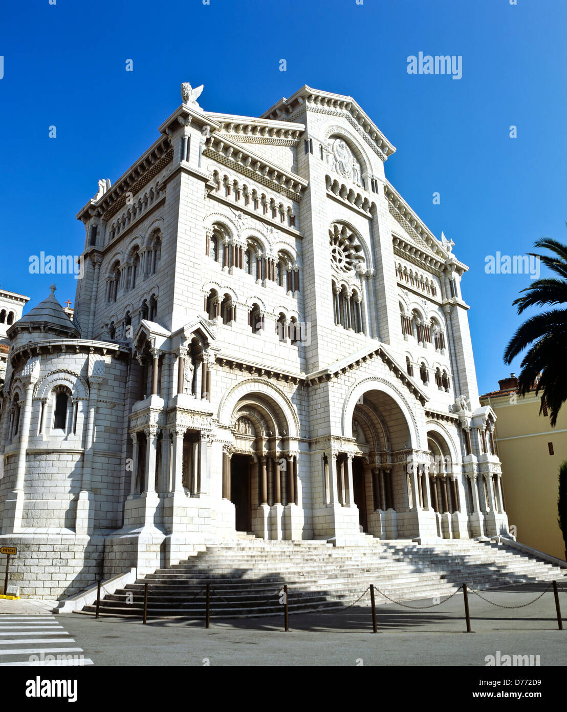 8676. La Cathédrale, Principauté de Monaco, Europe Banque D'Images