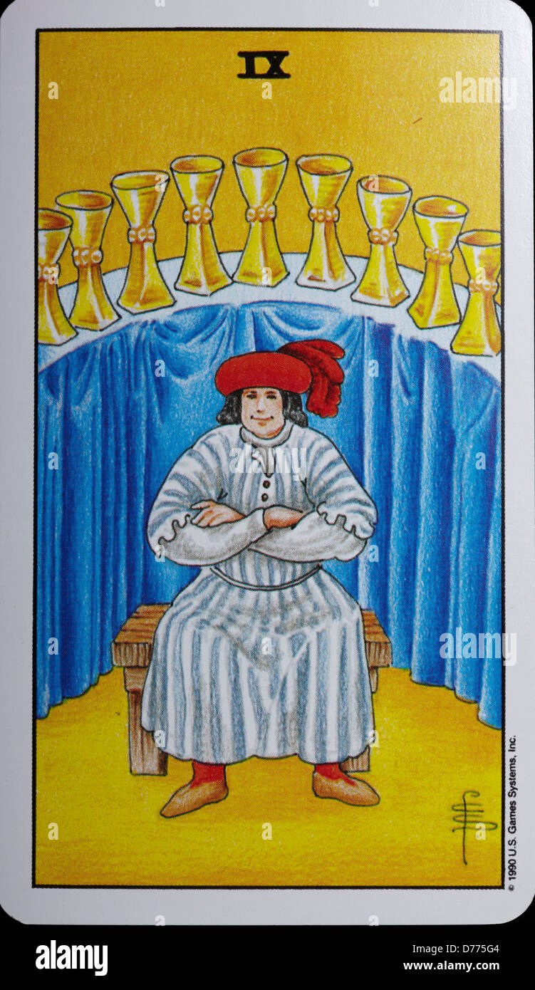 Carte de Tarot Banque D'Images