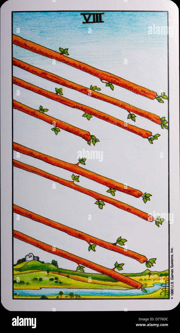 Carte de Tarot Banque D'Images