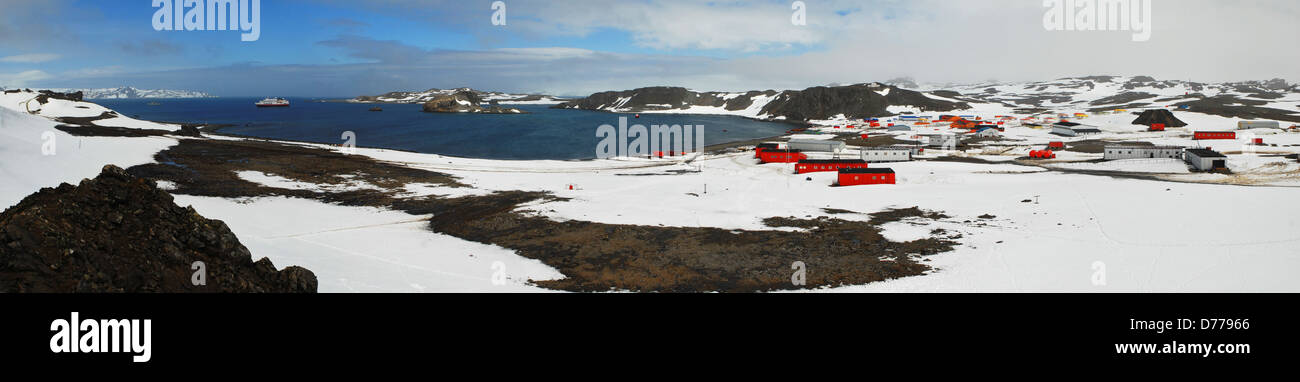Panorama de l'Antarctique Banque D'Images