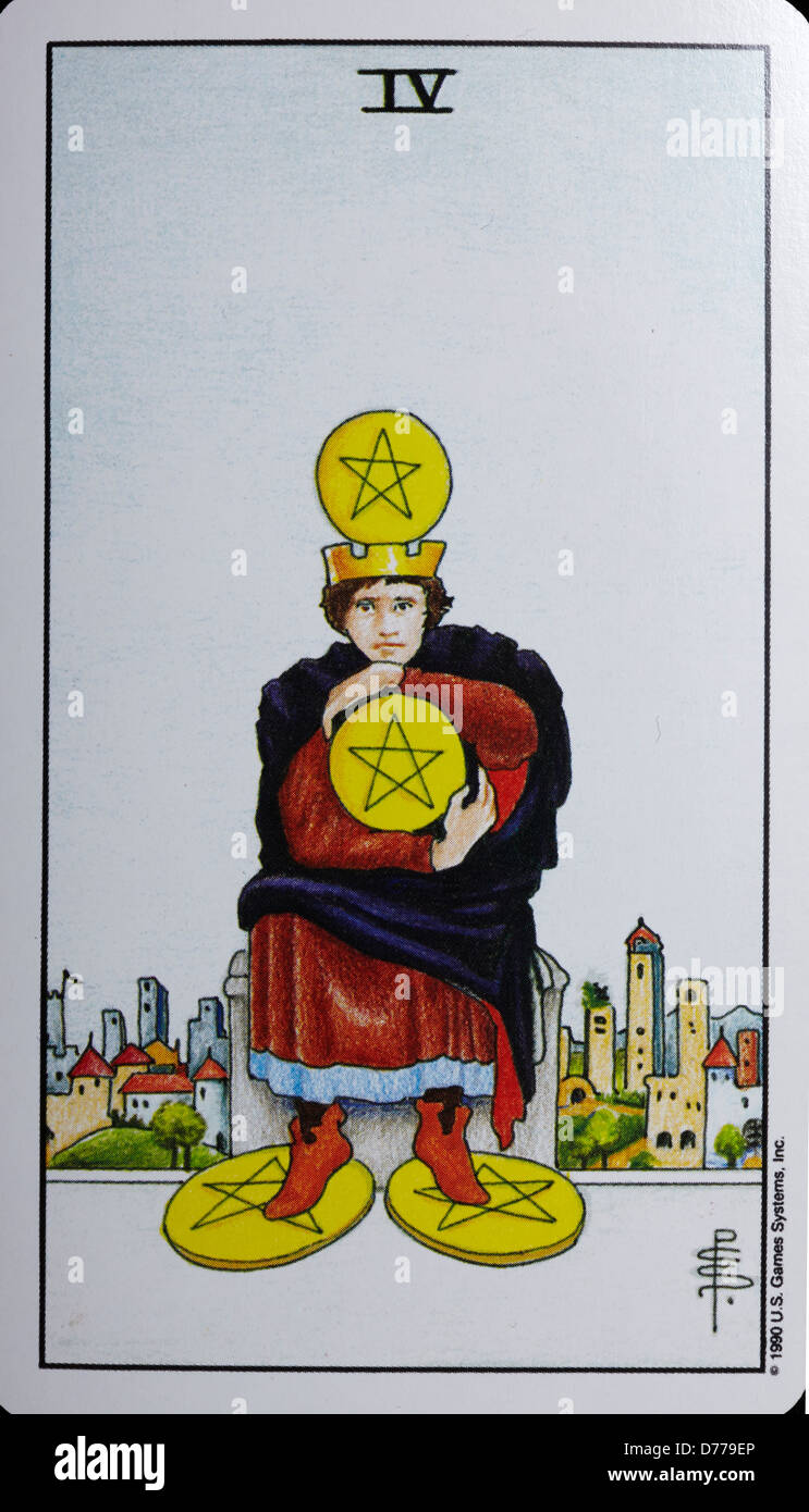 Carte de Tarot Banque D'Images
