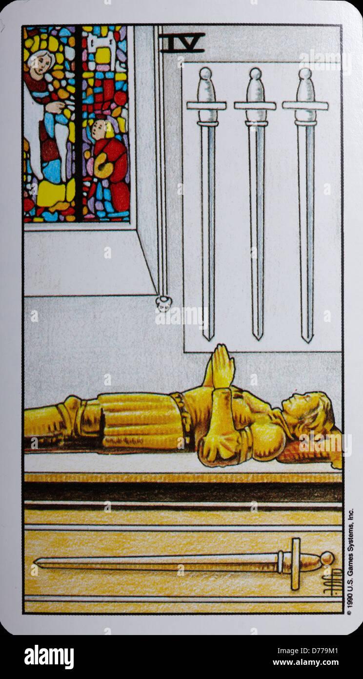 Carte de Tarot Banque D'Images