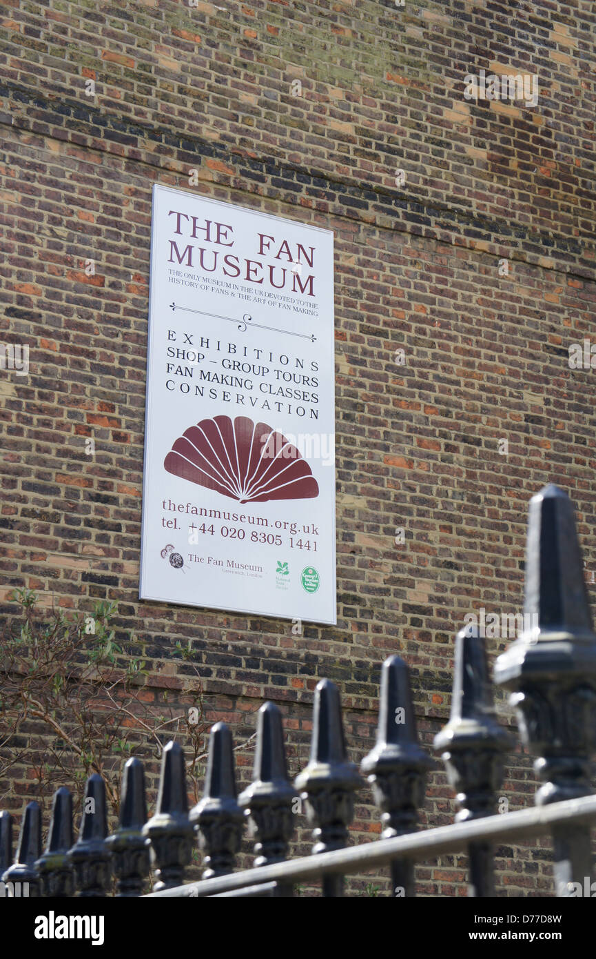 Le Fan Museum de Greenwich, London, England, UK Banque D'Images