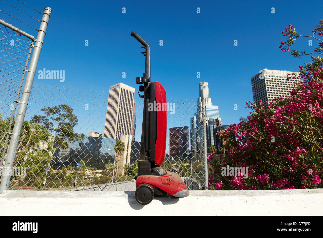 Sculpture ancien aspirateur Los Angeles California USA Photo Stock - Alamy