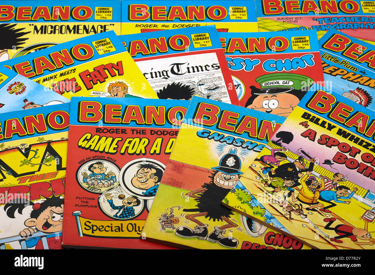 Le Beano Comics Banque D'Images