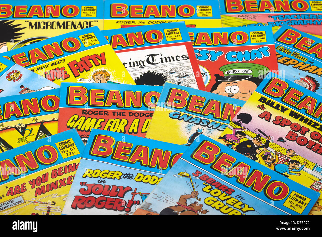Le Beano Comics Banque D'Images