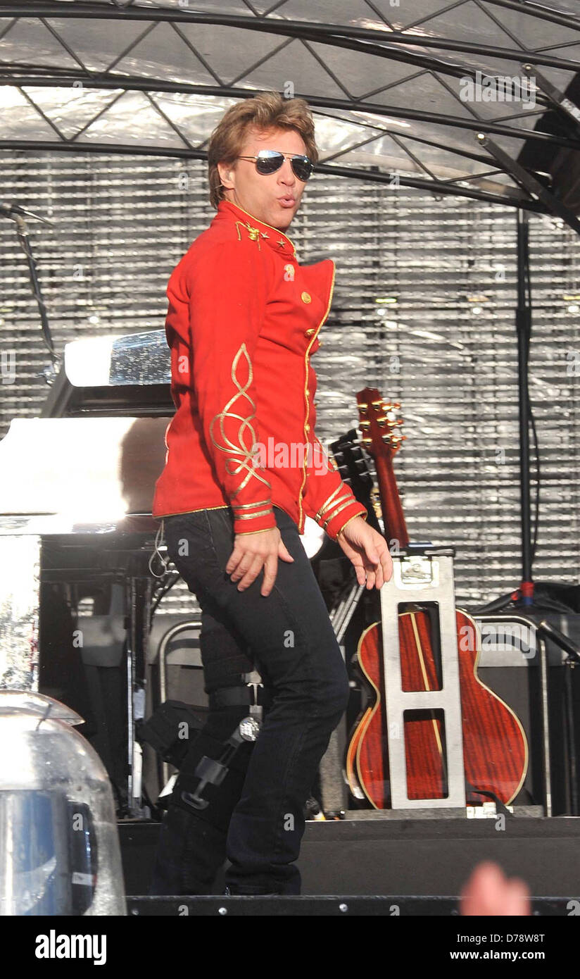 Jon Bon Jovi Bon Jovi fonctionne à la RDS Arena de Dublin, Irlande - 29.06.11 Banque D'Images