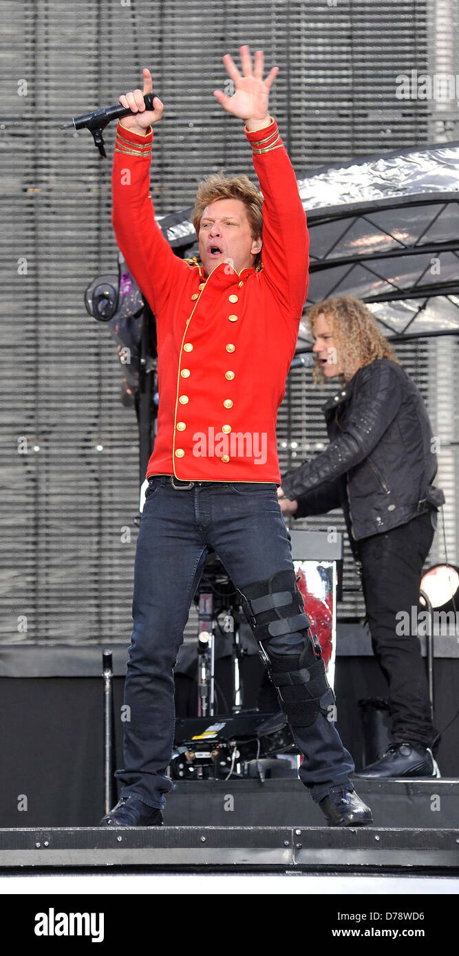 Jon Bon Jovi Bon Jovi fonctionne à la RDS Arena de Dublin, Irlande - 29.06.11 Banque D'Images