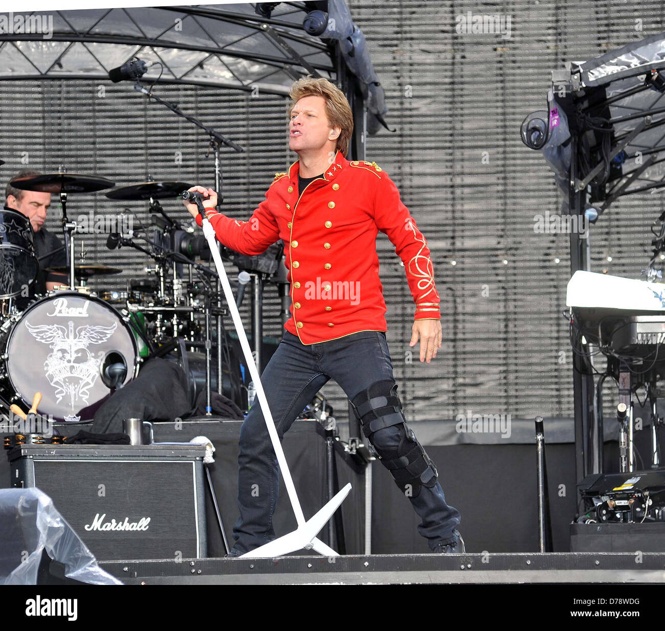 Jon Bon Jovi Bon Jovi fonctionne à la RDS Arena de Dublin, Irlande - 29.06.11 Banque D'Images