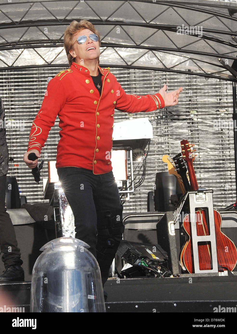 Jon Bon Jovi Bon Jovi fonctionne à la RDS Arena de Dublin, Irlande - 29.06.11 Banque D'Images