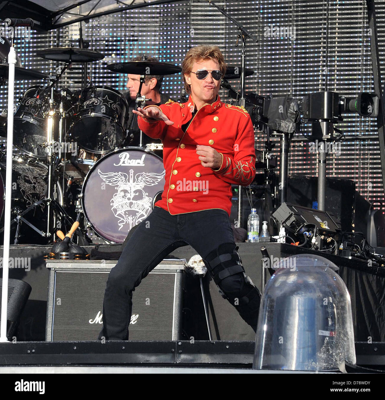 Jon Bon Jovi Bon Jovi fonctionne à la RDS Arena de Dublin, Irlande - 29.06.11 Banque D'Images