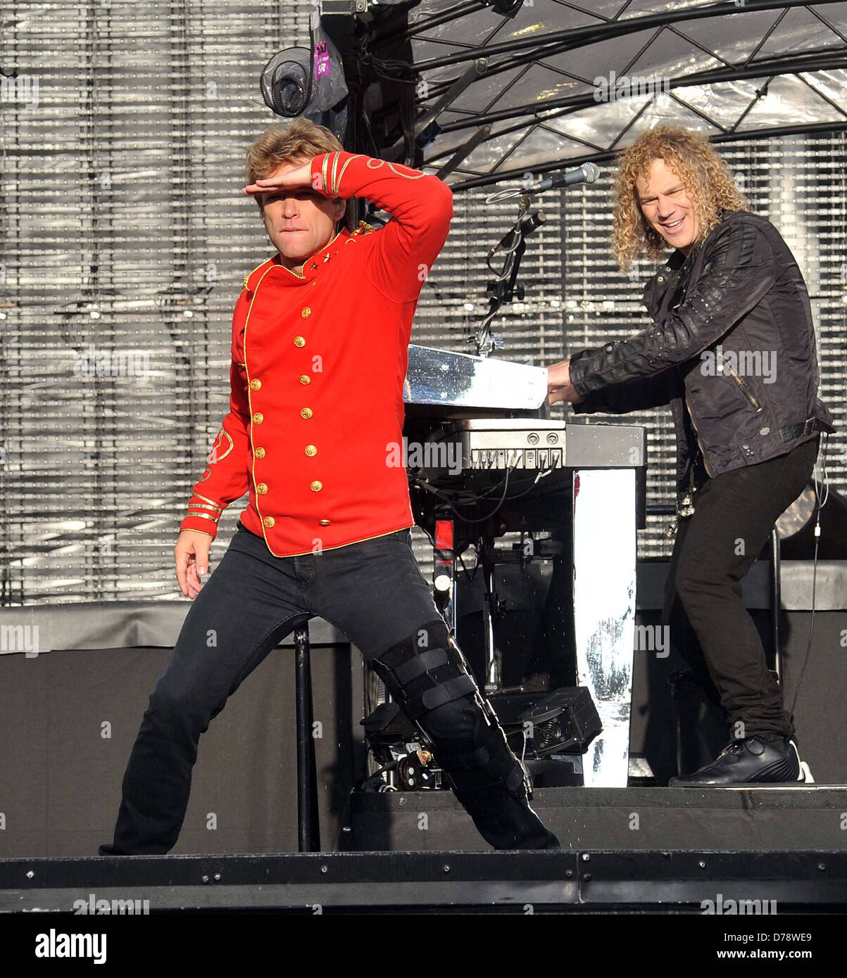 Jon Bon Jovi Bon Jovi fonctionne à la RDS Arena de Dublin, Irlande - 29.06.11 Banque D'Images