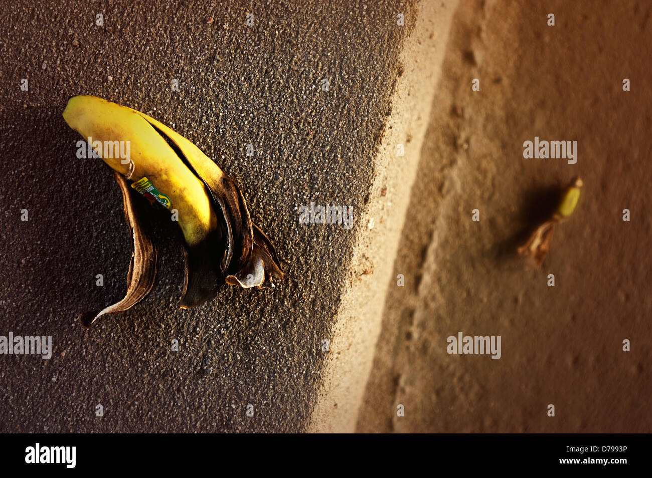 Bol de banane , Bananenschale Banque D'Images