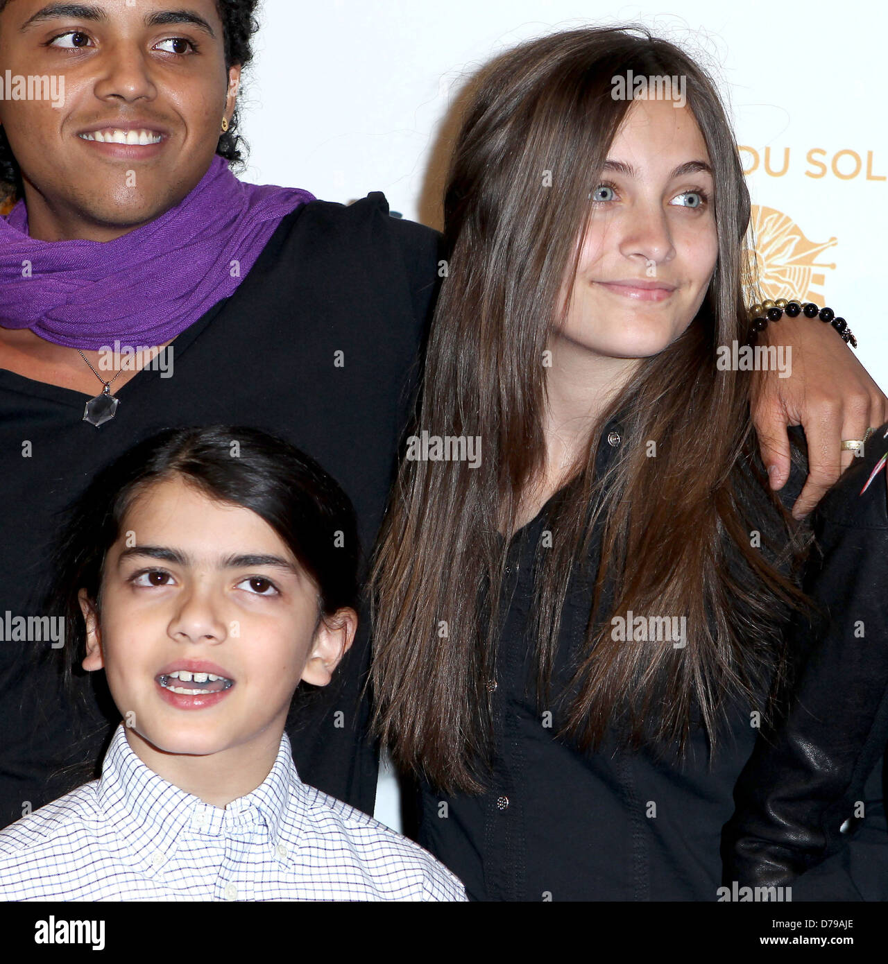 Paris Jackson et Jackson l'ouverture de "Michael Jackson THE IMMORTAL World Tour' au Mandalay Bay Resort et Banque D'Images