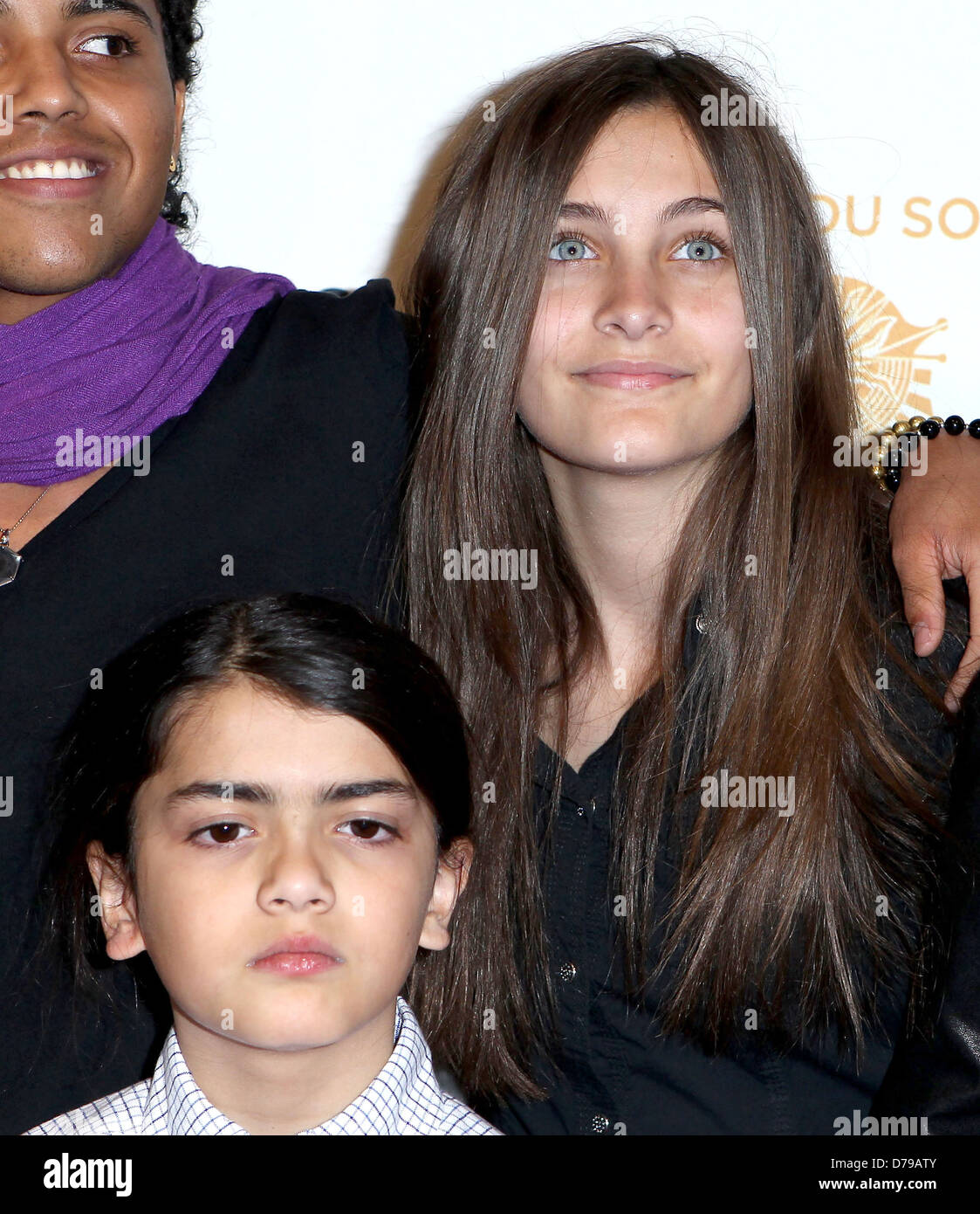 Paris Jackson et Jackson l'ouverture de "Michael Jackson THE IMMORTAL World Tour' au Mandalay Bay Resort et Banque D'Images