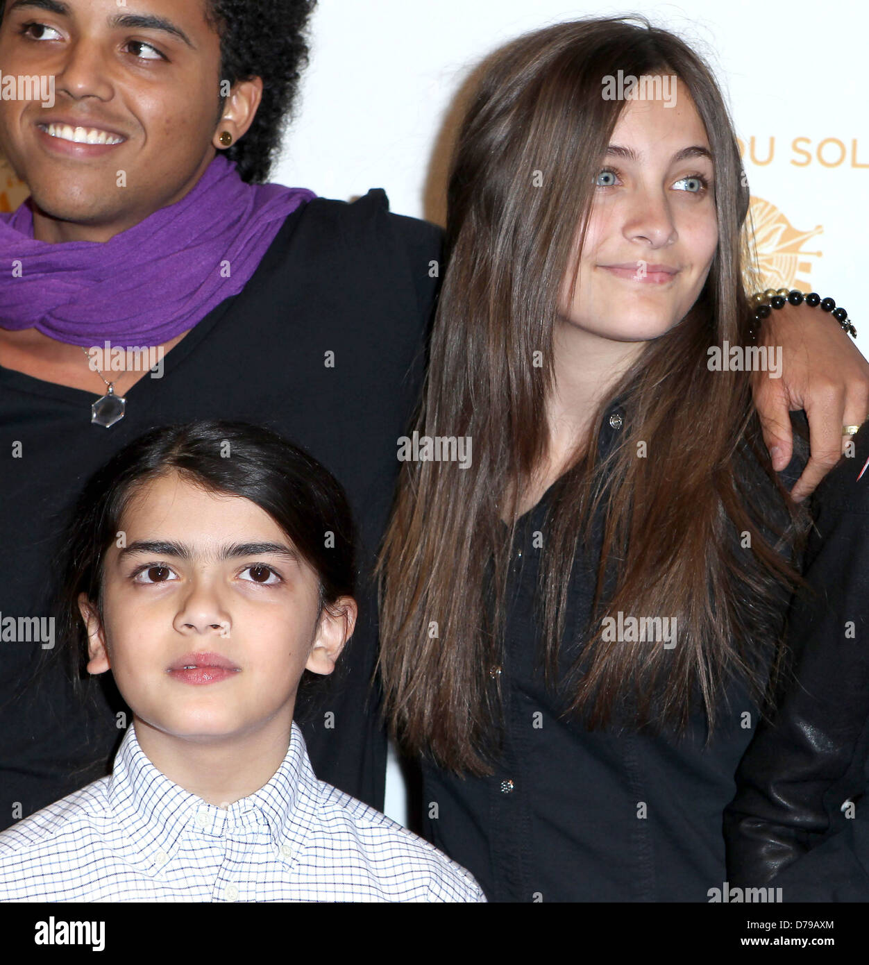 Paris Jackson et Jackson l'ouverture de "Michael Jackson THE IMMORTAL World Tour' au Mandalay Bay Resort et Banque D'Images