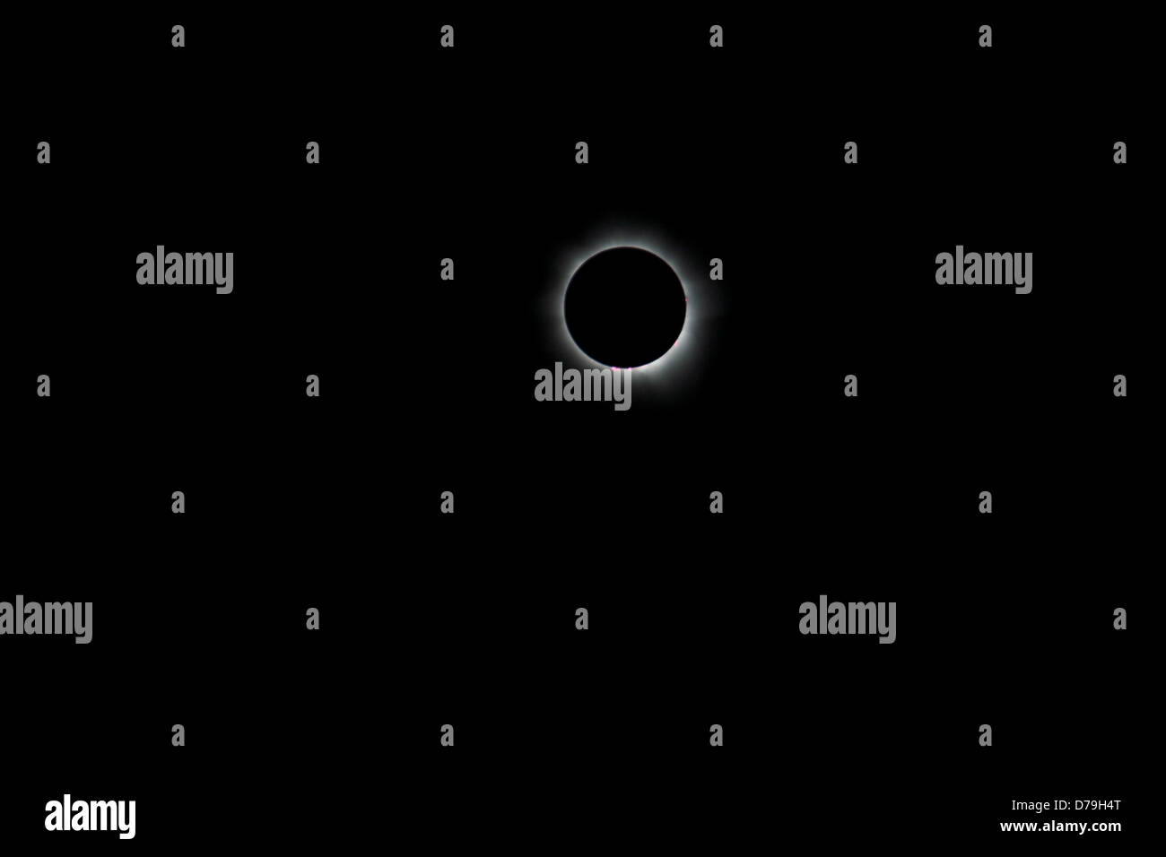 L'Australie Miallo Voir l'éclipse totale de soleil Banque D'Images