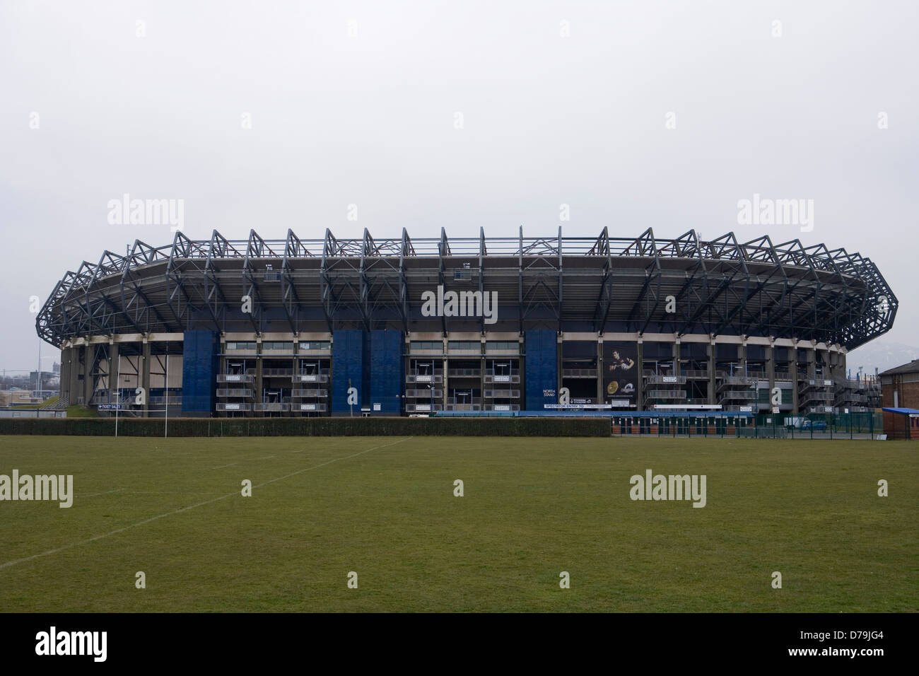 Le stade de rugby de Murrayfield 2013 Banque D'Images