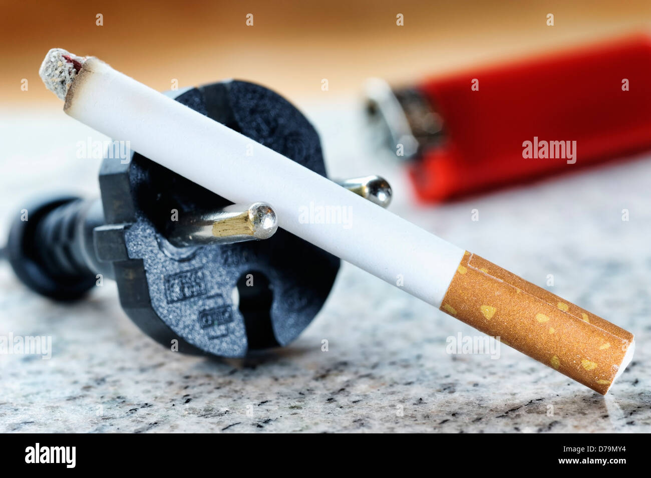 Electric cigarette, Elektrische Zigarette , photo symbolique, Symbolfoto Banque D'Images