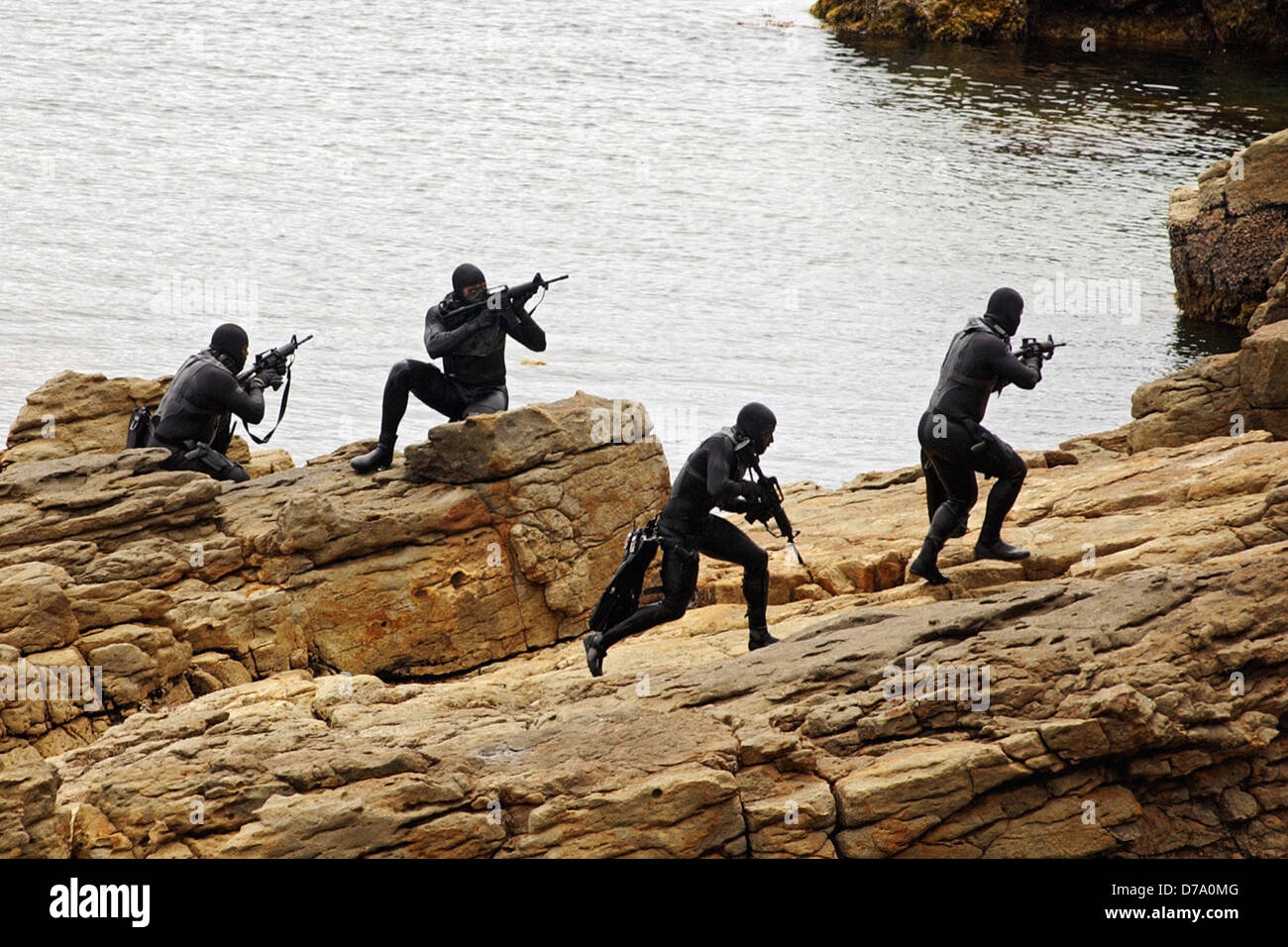 Navy seal seals beach Banque de photographies et d’images à haute