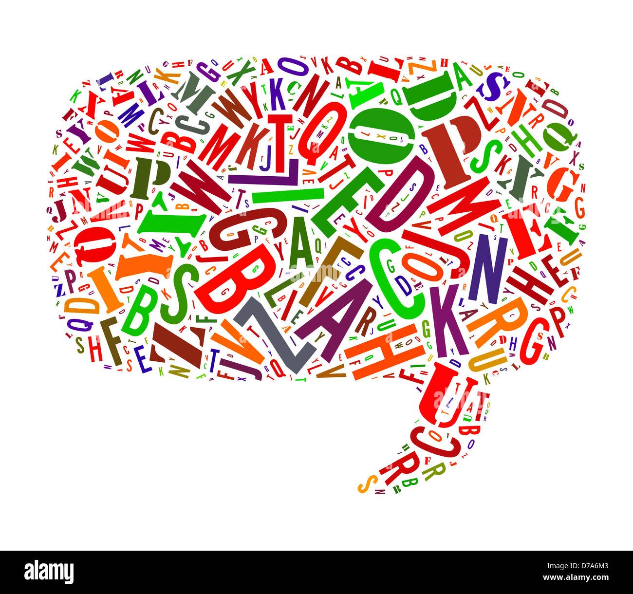 Arrière-plan de l'alphabet Banque D'Images