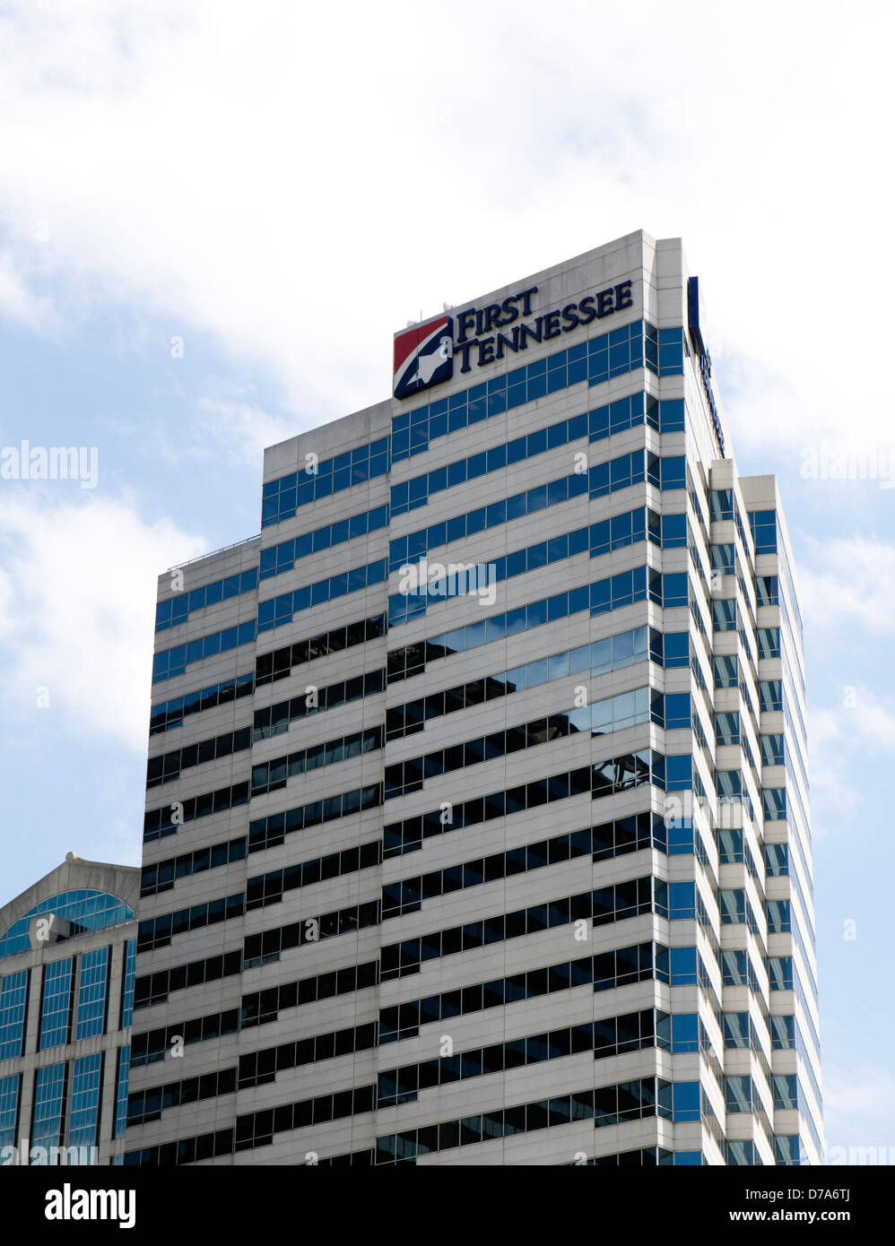Une vue de la First Tennessee Bank Building, à Nashville, au Tennessee Banque D'Images