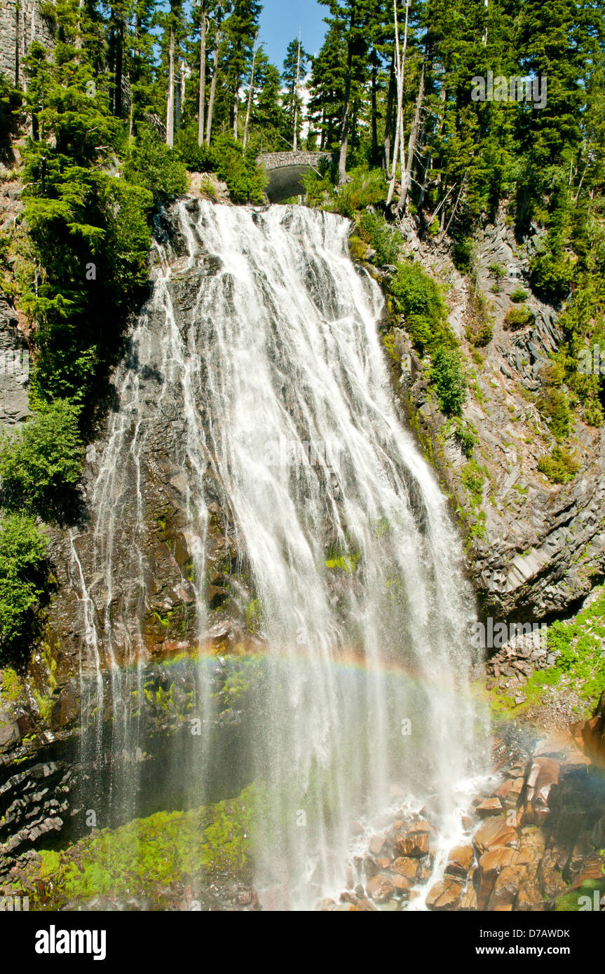 Narada Falls, Mt Rainier NP, Washington, USA Banque D'Images