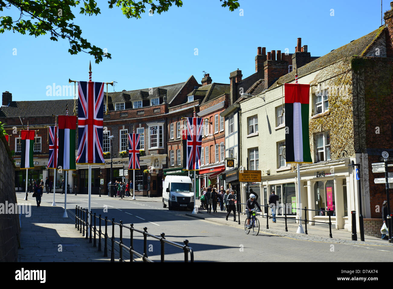 Thames Street, Windsor, Berkshire, Angleterre, Royaume-Uni Banque D'Images