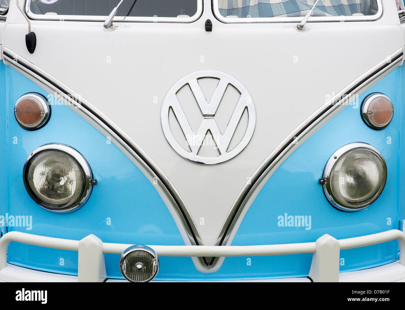 Écran partagé VW Volkswagen camper van Banque D'Images