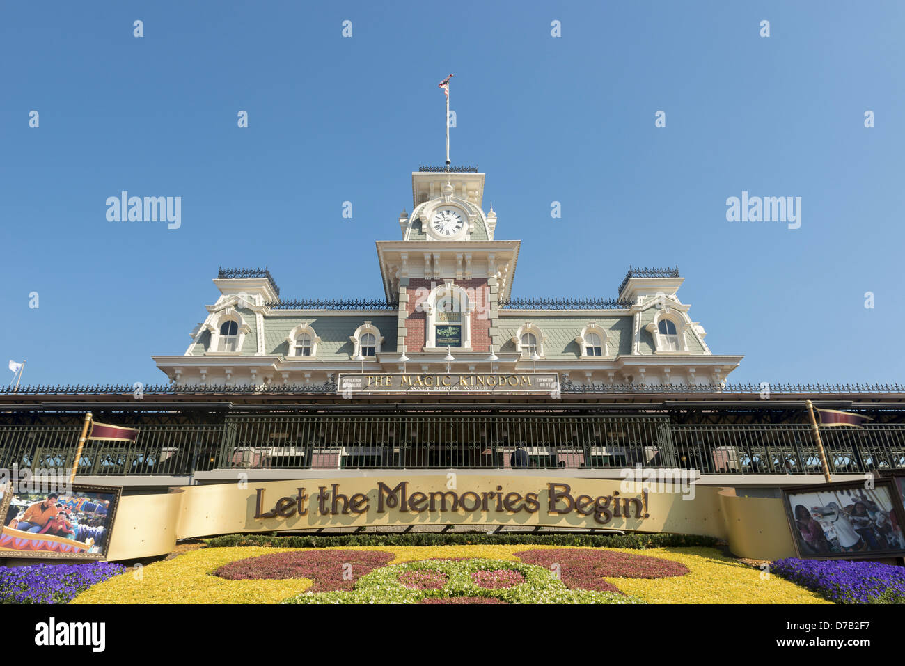 Le Parc Magic Kingdom, Walt Disney World Resort, Orlando, Orlando, Floride, USA Banque D'Images