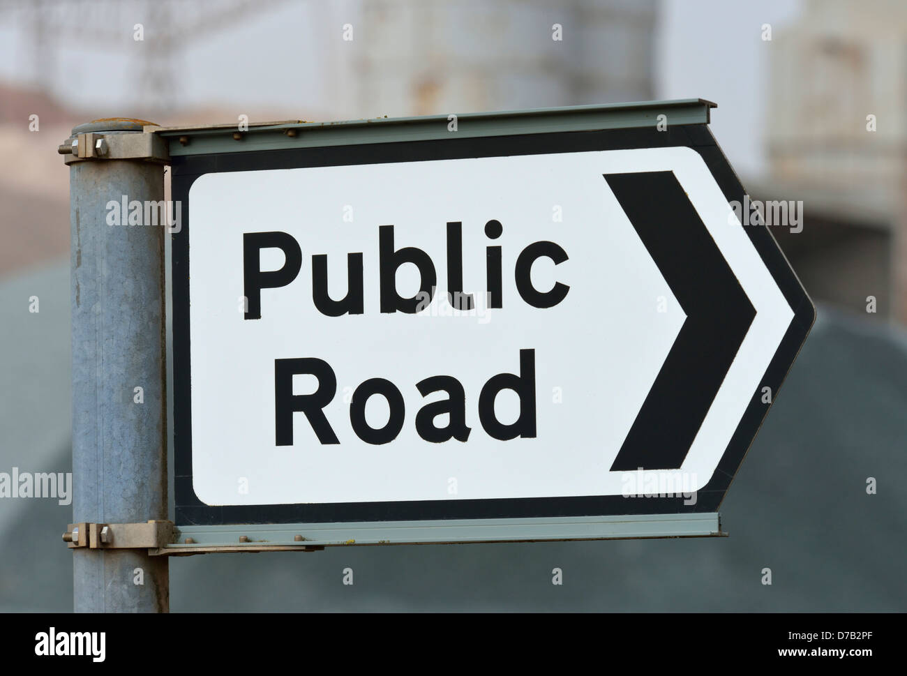 'Chemin public', signe. Shap, Cumbria, Angleterre, Royaume-Uni, Europe. Banque D'Images