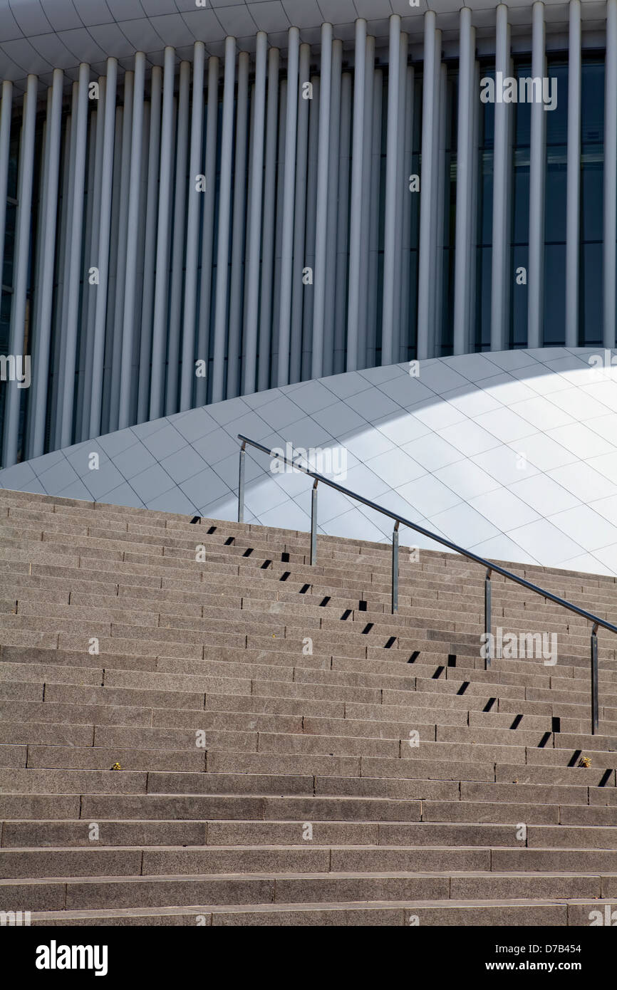 Le Philharmonic Hall, Place de l'Europe, quartier européen, Plateau du Kirchberg, Luxembourg-ville, l'Europe Banque D'Images