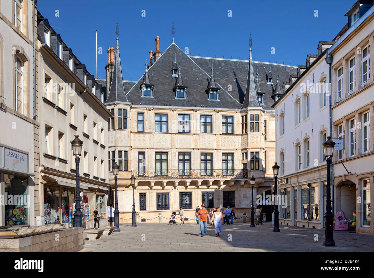 Palais grand-ducal, le Luxembourg, l'Europe, Palais grand-ducal, Herzogspalast, Luxemburg Stadt, Europa Banque D'Images