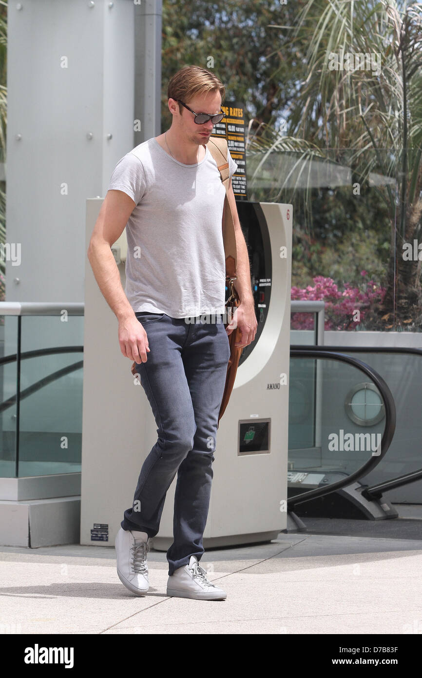 Alexander Skarsgard dans la salle de sport dans la région de West Hollywood Los Angeles, Californie - 06.06.11 Banque D'Images