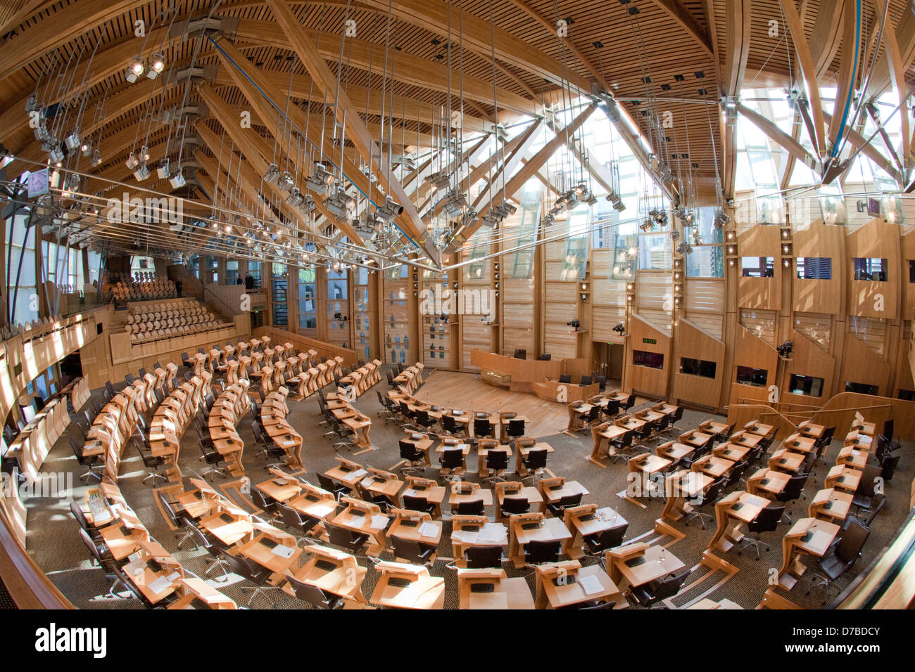 Bâtiment du Parlement écossais, Edimbourg, Ecosse UK Banque D'Images