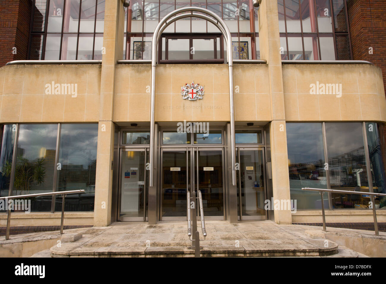 Ville d'entrée de l'École de Londres Banque D'Images